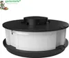 A product shot of a trimmer spool and cap. Produktbild-Vorschau
