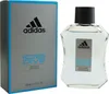 A bottle of Adidas Ice Dive After Shave and its packaging are shown against a white background. Produktbild-Vorschau