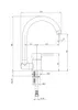 Kitchen faucet with foldable spout Náhľad obrázku produktu 6
