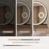LED Touch Badspiegel Badezimmerspiegel Rund Spiegel mit Produktbild-Vorschau 4