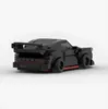 BlockBuddie™ 911 Schwarz Rot inspiriertes Klemmbaustein Produktbild-Vorschau 4