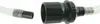 A close-up view of a hose adapter and a hose end. Produktbild-Vorschau