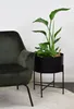LOFT42 Flora Blumentopf rund - Metall - Schwarz -  Ø40 Produktbild-Vorschau 4