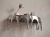 WOHNLING Półka ścienna 35 cm, aluminium, srebrna, wzór Podgląd zdjęcia produktu 5