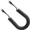 INF 1.5M USB Typ-C auf Typ-C Spiralkabel - 5A Produktbild-Vorschau 4