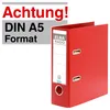 ELBA Ordner rado plast DIN A5 hoch Rückenbreite: 75 mm rot Produktbild-Vorschau 2
