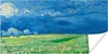MuchoWow® Poster Weizenfeld unter Gewitterwolken - Vincent Produktbild-Vorschau 1