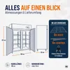 GastroHero Kühlschrank GNH1410TNM | 1350 Liter | GN 2/1 | Produktbild-Vorschau 5