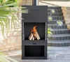 Westmann acier Barbecue four de terrasse noir 41x70x229 cm Voir les images du produit 2