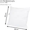 A white pillow with measurement lines indicating its size. Anteprima dell’immagine prodotto