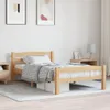 vidaXL Posteľ z masívneho dreva Borovica 90x200 cm Náhľad obrázku produktu 2