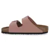 A side view of a pink Birkenstock sandal. Podgląd zdjęcia produktu