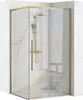 Cabina Doccia Rea Solar Brush Gold 90X90 Anteprima dell’immagine prodotto 1