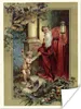 MuchoWow® Poster Weihnachtsmann - Porträt - Retro 30x40 cm Produktbild-Vorschau 1