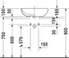DURAVIT Aufsatzwaschbecken Design Classics 49,5 x 35 cm Produktbild-Vorschau 3