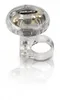 XLC Fahrradklingel DD-M12 silber transparent Ø36mm Produktbild-Vorschau 1