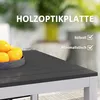 Gartentisch Aluminium 120x70 cm Wetterfest Balkontisch mit Produktbild-Vorschau 4