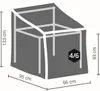 Schutzhülle für Stapelstühle 66 x 95 x 133 / 93 cm Produktbild-Vorschau 7
