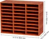 VEVOR Literatur-Aufbewahrungsbox aus Holz mit 27 Fächern, Produktbild-Vorschau 8
