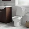 SONGMICS WC-Sitz kurze D-Form, Absenkautomatik, abnehmbarer Produktbild-Vorschau 1