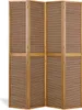 Paravent Séparation de pièce 4 pièces 2 m Bois Cloison brun Voir les images du produit 1