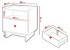 MIRJAN24 Nachttisch Yasumi S50, Stilvoll Schlafzimmer, Produktbild-Vorschau 5