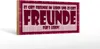 Holzschild Spruch 27x10cm Es gibt Freunde im Leben Produktbild-Vorschau 2