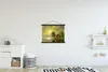 MuchoWow® Textilposter Gemälde - Ölfarbe - Haus - Natur - Produktbild-Vorschau 2