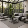Natur Sisal-Optik Teppich Taff Grau, Größe:80x200 cm Produktbild-Vorschau 1