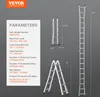 VEVOR teleskopický rebrík s A-rámom, dĺžka 5,1 m, kompaktný Náhľad obrázku produktu 7