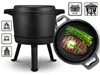 Marmite en fonte 8 litres + poêle à griller sur pieds avec Voir les images du produit 5