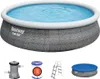 Aufstellpool-Set Ø 457 x 107 cm  Rattan Produktbild-Vorschau 11