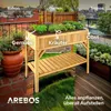 AREBOS lit surélevé étagère en bois jardinière cadre froid Voir les images du produit 3