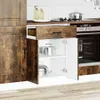 vidaXL Küchenunterschrank Kalmar Räuchereiche Holzwerkstoff Produktbild-Vorschau 3