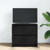 vidaXL TV skříňka černá 60x35x54 cm materiál na bázi dřeva Náhled obrázku produktu 3
