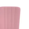 vidaXL Židle do jídelny 4 ks. Růžový samet Náhled obrázku produktu 7