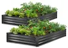 VEVOR, jardinera elevada de metal, 6 x 3 x 2 pies, caja de Vista previa de la imagen del producto 1