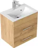 Badmöbel Waschplatz Breite: 50 cm "Portus 500 SlimLine" Produktbild-Vorschau 3
