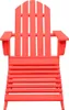 vidaXL Chaise de jardin Adirondack avec repose-pieds en Voir les images du produit 1