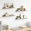 vidaXL Wandregale 4 Stk. Grau 40x9x3 cm Produktbild-Vorschau 2