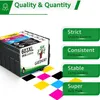 A product image showcasing ink cartridges with marketing text and graphics. Produktbild-Vorschau