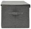 vidaXL Úložný box látkový 50x30x25 cm antracitový Náhled obrázku produktu 6