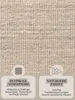 Hanse Home Bouclé Jute Teppich Jaipur Natur Ivoryweiß Produktbild-Vorschau 3