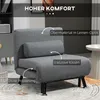 HOMCOM Klappbett Schlafsessel Gästebett Schlafsofa mit Produktbild-Vorschau 5