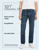 Levi's, jean pour homme, modèle 501 Original Fit, délavé Voir les images du produit 8