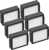 A set of six air filters for a vacuum cleaner, arranged in a grid pattern against a white background. Voir les images du produit