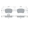 Bosch Bremsbelagsatz, Scheibenbremse  0 986 424 539 Produktbild-Vorschau 20
