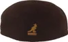 Kangol Flat Cap Schiebermütze 504 aus reiner Wolle in braun Podgląd zdjęcia produktu