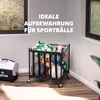 eluno mobilný stohovateľný vozík na uskladnenie športových Náhľad obrázku produktu 2