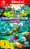 A collage of Smurfs characters in various game scenarios, presented as a Nintendo Switch game collection. Produktbild-Vorschau